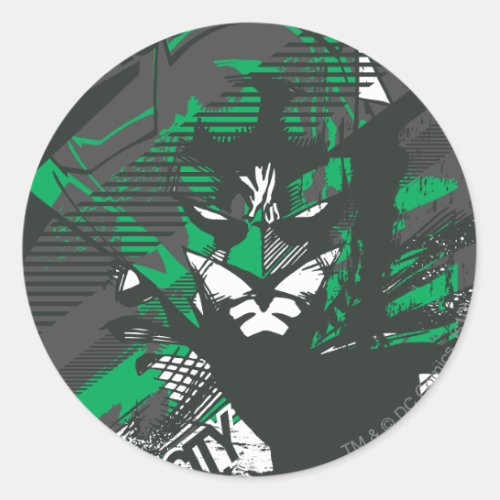 Gothams Caped Crusader Classic Round Sticker