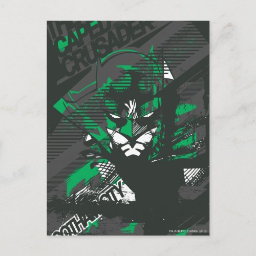 Gothams Caped Crusader Postcard