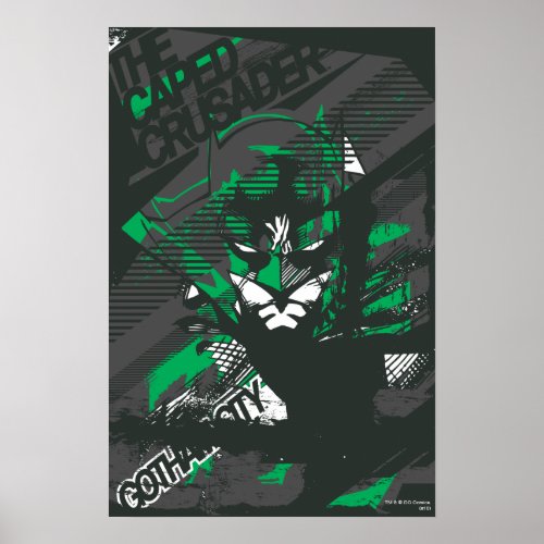 Gothams Caped Crusader Poster