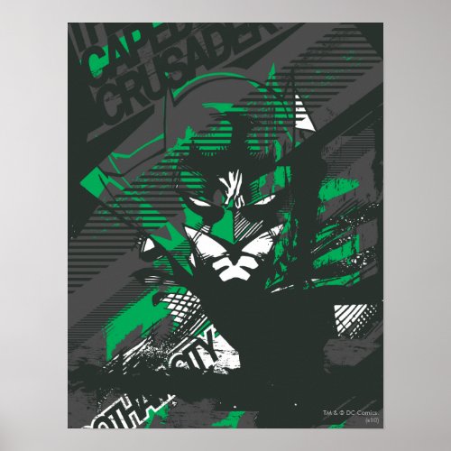 Gothams Caped Crusader Poster