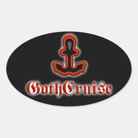 Gothcruise Logo Oval Sticker