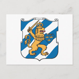 Gothenburg Coat of Arms Postcard