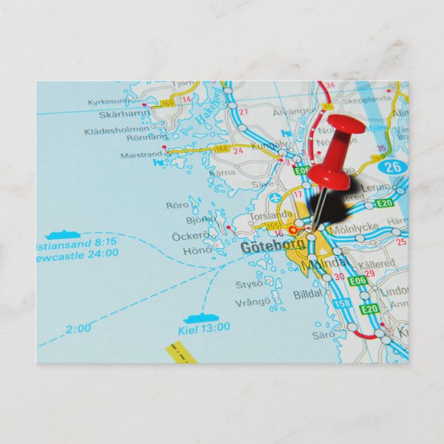 Gothenburg, Göteborg, Sweden Postcard (Front)