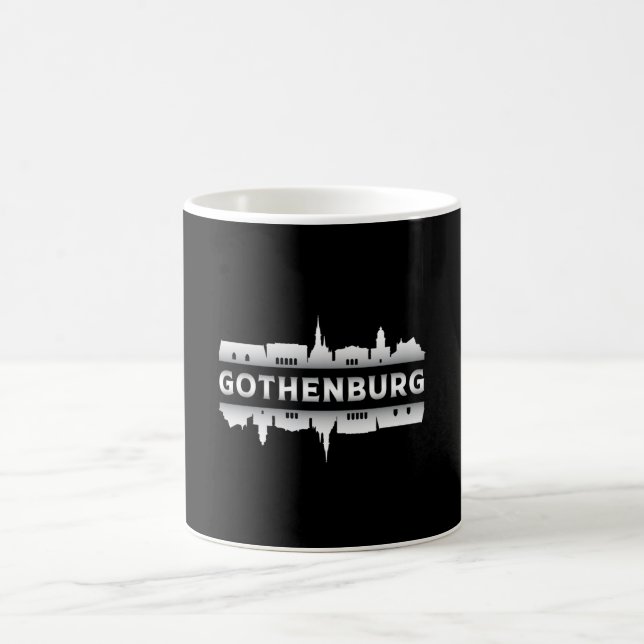 Gothenburg Sweden City Skyline Cityscape Gift Idea Coffee Mug (Center)