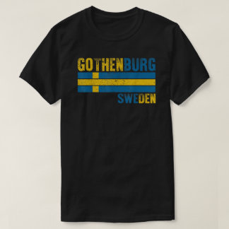 Gothenburg Sweden Flag Swedish Mens Womens Kids T-Shirt