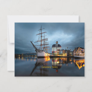 Gothenburg, Sweden Port Holiday Card