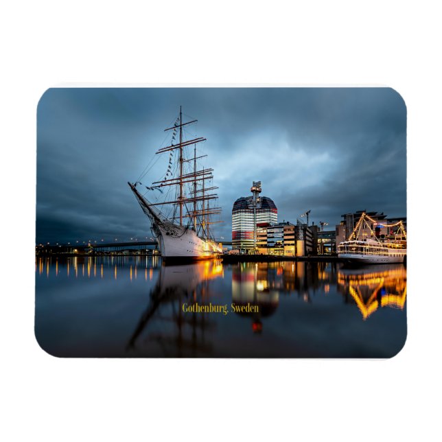 Gothenburg, Sweden Port Magnet (Horizontal)