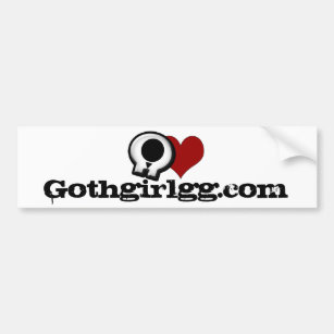 Gothgirlgg.com bumpersticker bumper sticker