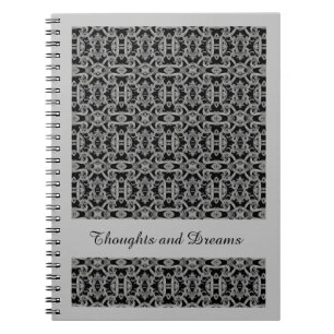 GOTHIC 6.5x8.75 Spiral Notebook / Gray
