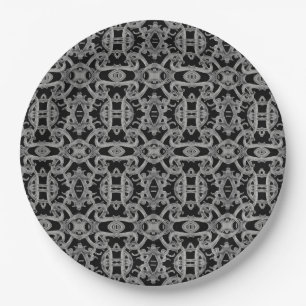GOTHIC 9" Round Paper Plates