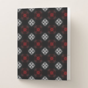 Gothic Abstract Pattern Pocket Folder