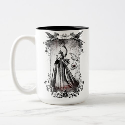 Gothic Aesthetic Two_Tone Coffee Mug
