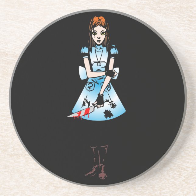 Gothic Alice Drink Coaster (Front)