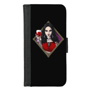 Gothic Alien Witch iPhone 8/7 Wallet Case