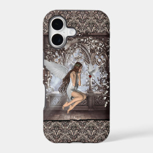 Gothic Angel and Her Dove iPhone 17 Case