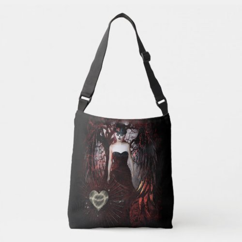 Gothic Angel Crossbody Bag