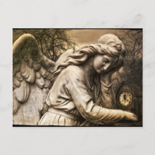 Gothic angel postcard