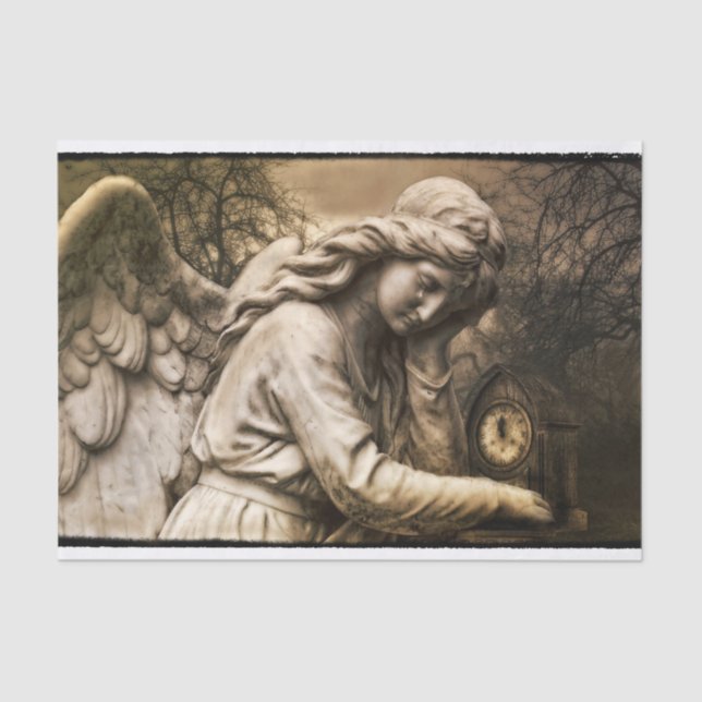 Gothic angel tissue paper (Front)