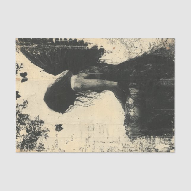 Gothic Angel Tissue Paper (Front)