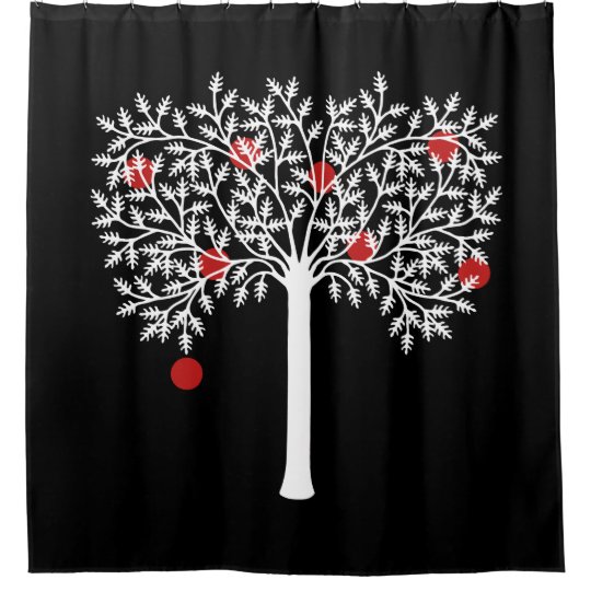 Gothic Apple Tree Shower Curtain Zazzle Com