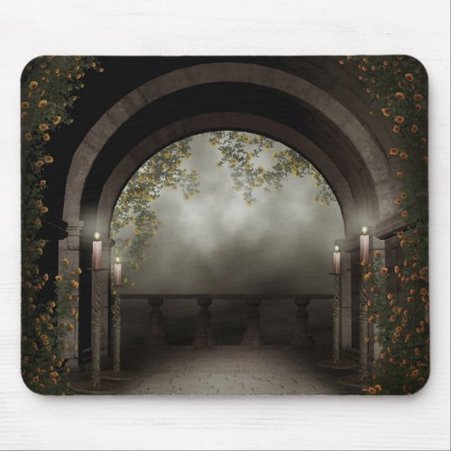 Gothic Arch Balcony Mouse Pad