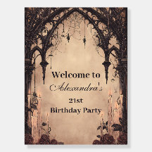Gothic Arch Midnight Birthday