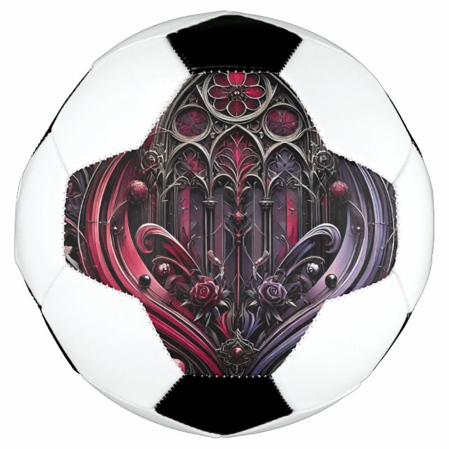 Gothic Arches Custom Soccer Ball (Front)