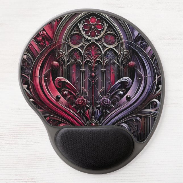 Gothic Arches Ergonomic Mouse Pad (Front)