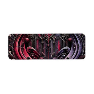 Gothic Arches Return Address Label