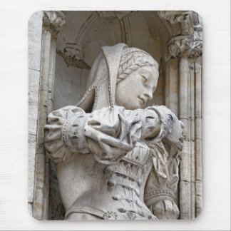 Gothic architecture of Grand Place in Brussels Mouse Pad