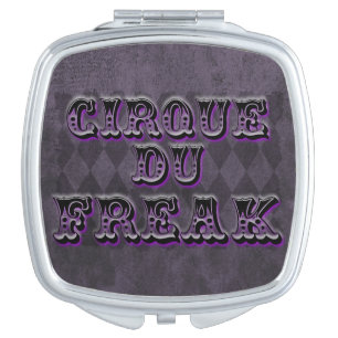 Gothic Argyle Cirque Du Freak Compact Mirror