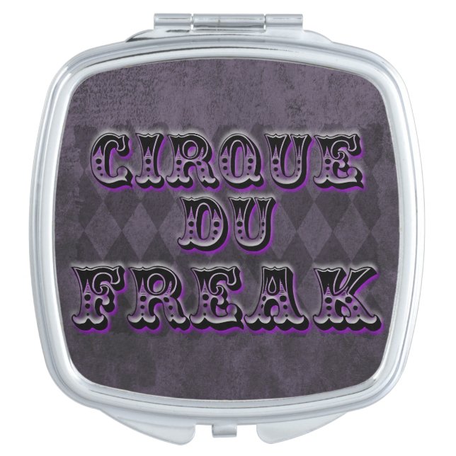 Gothic Argyle Cirque Du Freak Compact Mirror (Front)