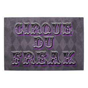 Gothic Argyle Cirque Du Freak Metal Print