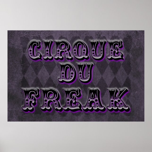Gothic Argyle Cirque Du Freak Poster (Front)