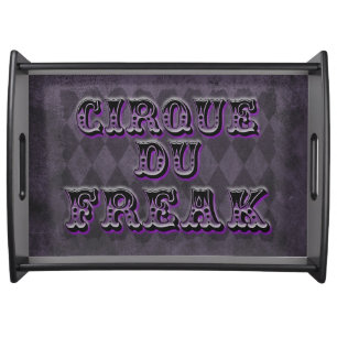 Gothic Argyle Cirque Du Freak Serving Tray
