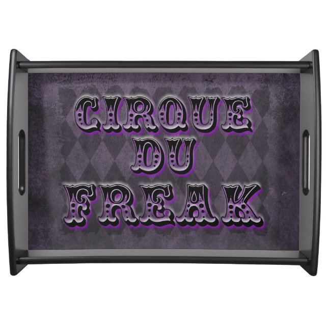 Gothic Argyle Cirque Du Freak Serving Tray (Front)