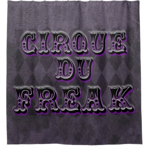 Gothic Argyle Cirque Du Freak Shower Curtain