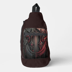 Gothic Art Sling Backpack Bag