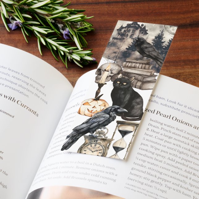 Gothic Art with Cats and Crows Bookmarks (Book)