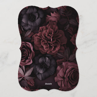 Gothic Aurelian Nightfall Wedding Invitation