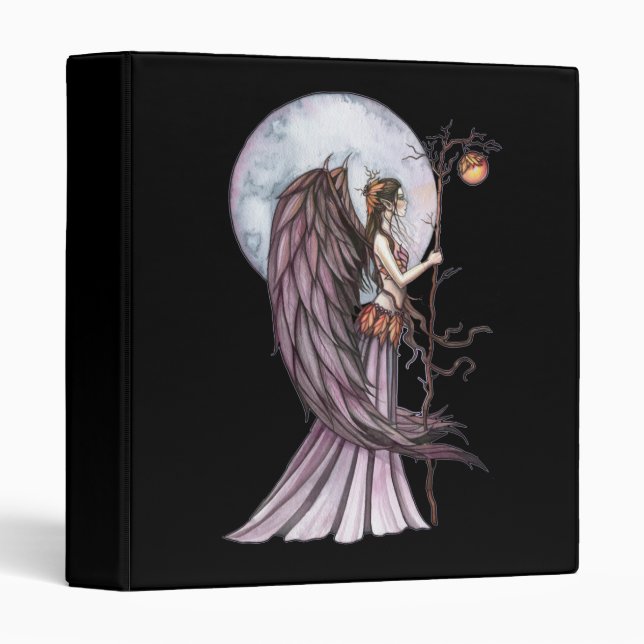 Gothic Autumn Fairy Binder by Molly Harrison (Front/Spine)