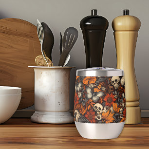 Gothic Autumn Thermal Wine Tumbler