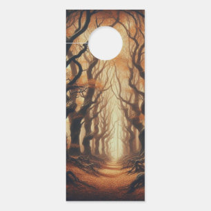 Gothic Autumn woods Door Hanger