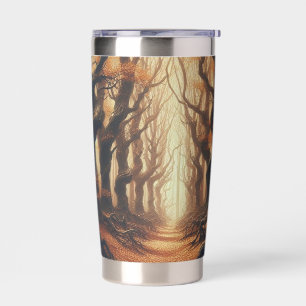 Gothic Autumn woods Insulated Tumbler