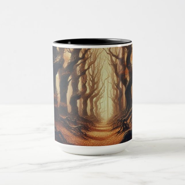 Gothic Autumn woods Mug (Center)