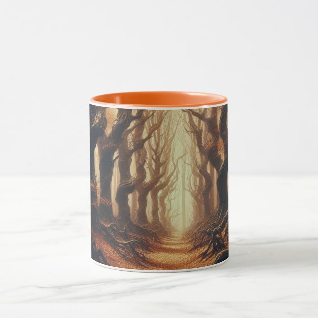 Gothic Autumn woods Mug (Center)