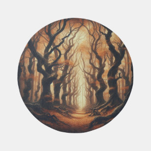 Gothic Autumn woods Outdoor Rug