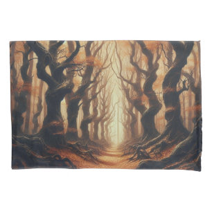 Gothic Autumn woods Pillow Case