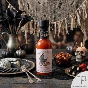Gothic Baby Shower Hot Sauce Favor