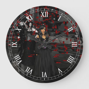 Gothic Ball Room Roman Numeral Clock